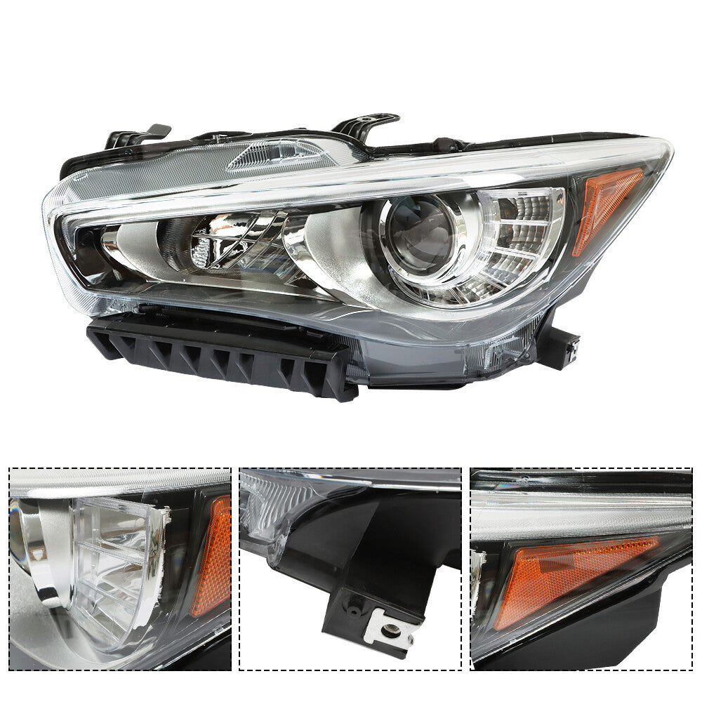 ya 10 10.28 Suitable for 2014-2017 for Infiniti Q50 LED headlights with AFS (Adaptive F