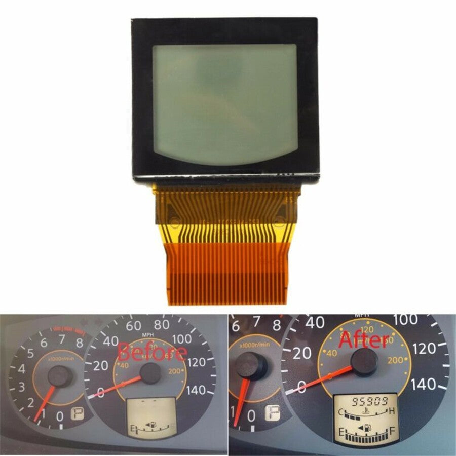 ya 2 6.29 1PC Car Speedometer Cluster LCD Screen w/ Bonded Ribbon For 2004-06 for Nissan Quest