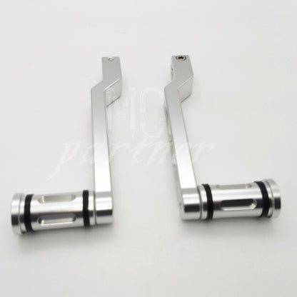 ya 5 8.7 Chrome Heel Toe Shift Lever W/ Shifter Peg for Harley Touring Softail Tri Glide