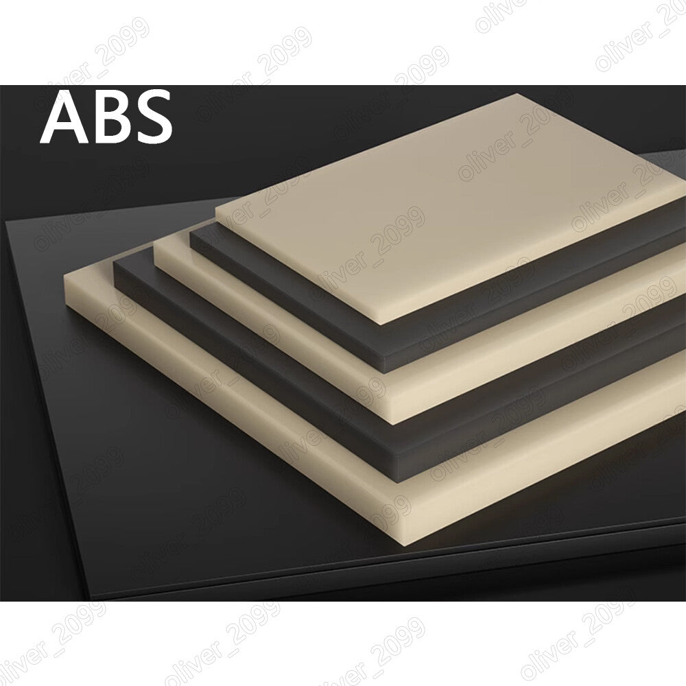 Beige / Black ABS Plastic Flat Anti Static Plate Flame Retardant Board Sheet