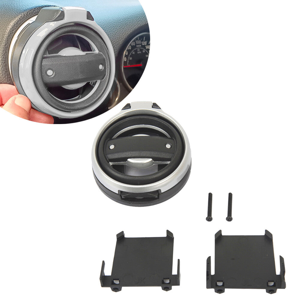 ya 4 6.21 Car A/C Air Vent Cup Holder Stand Bottle Mount Silver fit for Jeep for Wrangler JK JL JT
