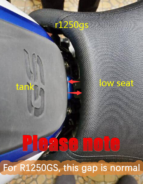 ya 5 8.7 Lower for SEAT height Front for SEAT Pillion Cushion Fit for BMW R1250GS ADV 2019-2021