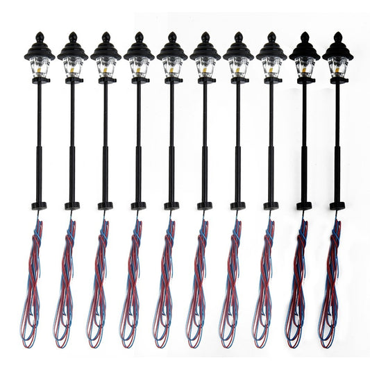 ya 28 Toys Hobbies Lanterns Lamps N Scale Park Parts Railway 10Pcs 1: 160 20mA