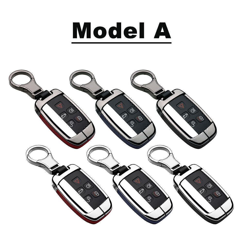 ya 5 8.7 for Land Rover Discovery for Range for Rover / for Jaguar Leather Key Fob Case Cover Shell