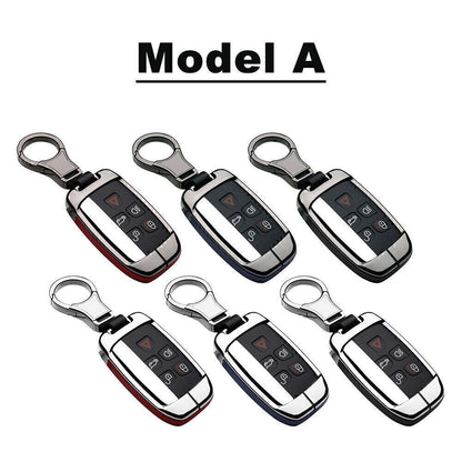 ya 5 8.7 for Land Rover Discovery for Range for Rover / for Jaguar Leather Key Fob Case Cover Shell