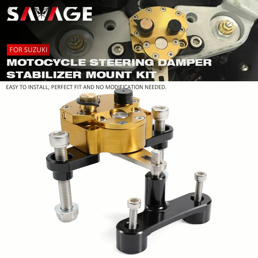 ya 2 7.15 Steering Damper Stabilizer Bracket Mount for SUZUKI GSX 1300R HAYABUSA 2008-2020