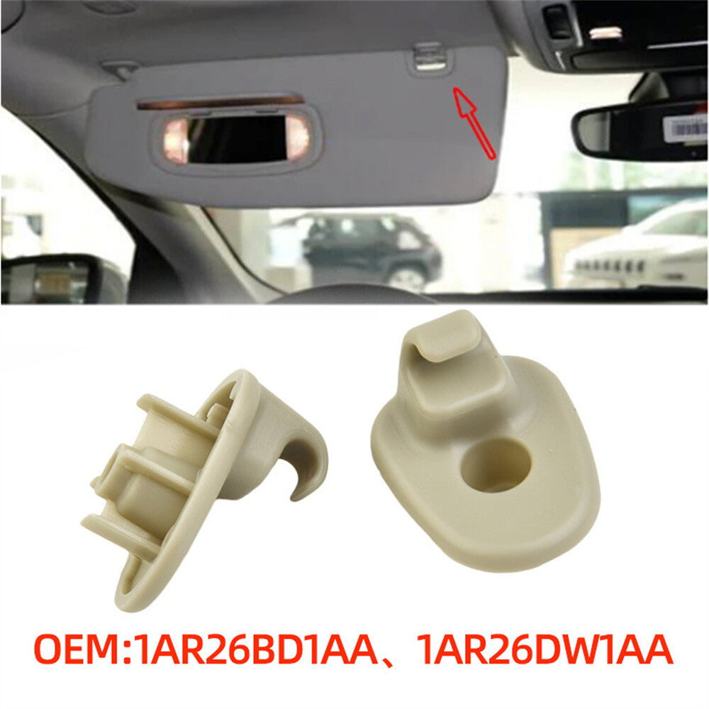 ya 5 8.7 2x Sun Visor Clips Retainer 1AR26BD1AA 1AR26DW1AA for Jeep Liberty & for Dodge Nitro