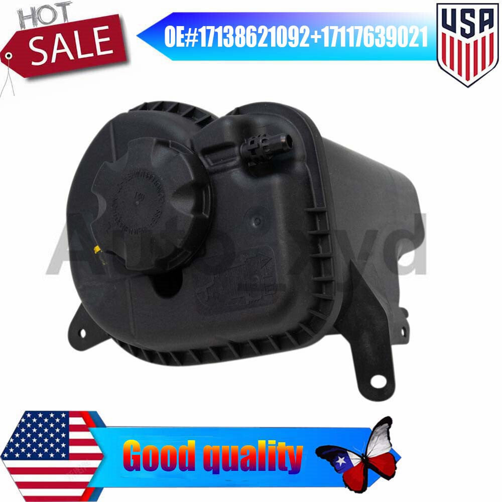 ya 9 6.5 Engine Coolant Expansion Tank Radiator Overflow Bottle New for BMW X5 V8 L6