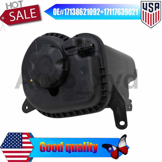 ya 9 6.5 Engine Coolant Expansion Tank Radiator Overflow Bottle New for BMW X5 V8 L6