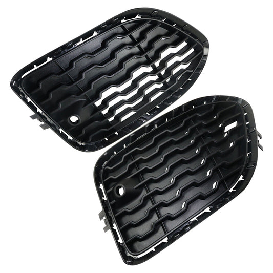 ya 27 6.18.2 2Pcs Front Left+Right Bumper Face Bar Grille For X3 2015-2017 X4 2015-2018
