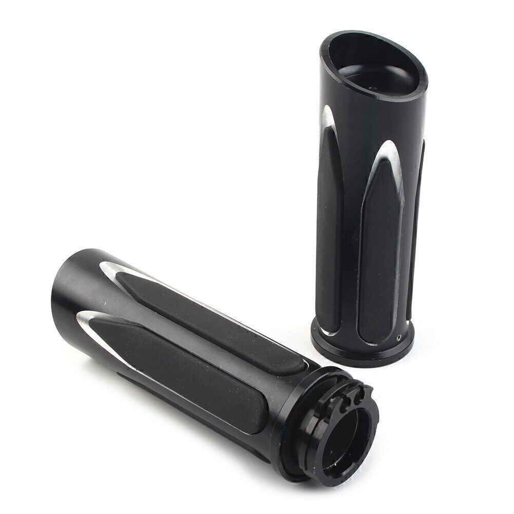 ya 5 8.7 Handlebar Hand Grips Pair Fit for Harley Touring Road Electra Glide Softail Breakout