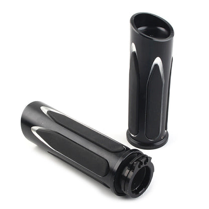 ya 5 8.7 Handlebar Hand Grips Pair Fit for Harley Touring Road Electra Glide Softail Breakout