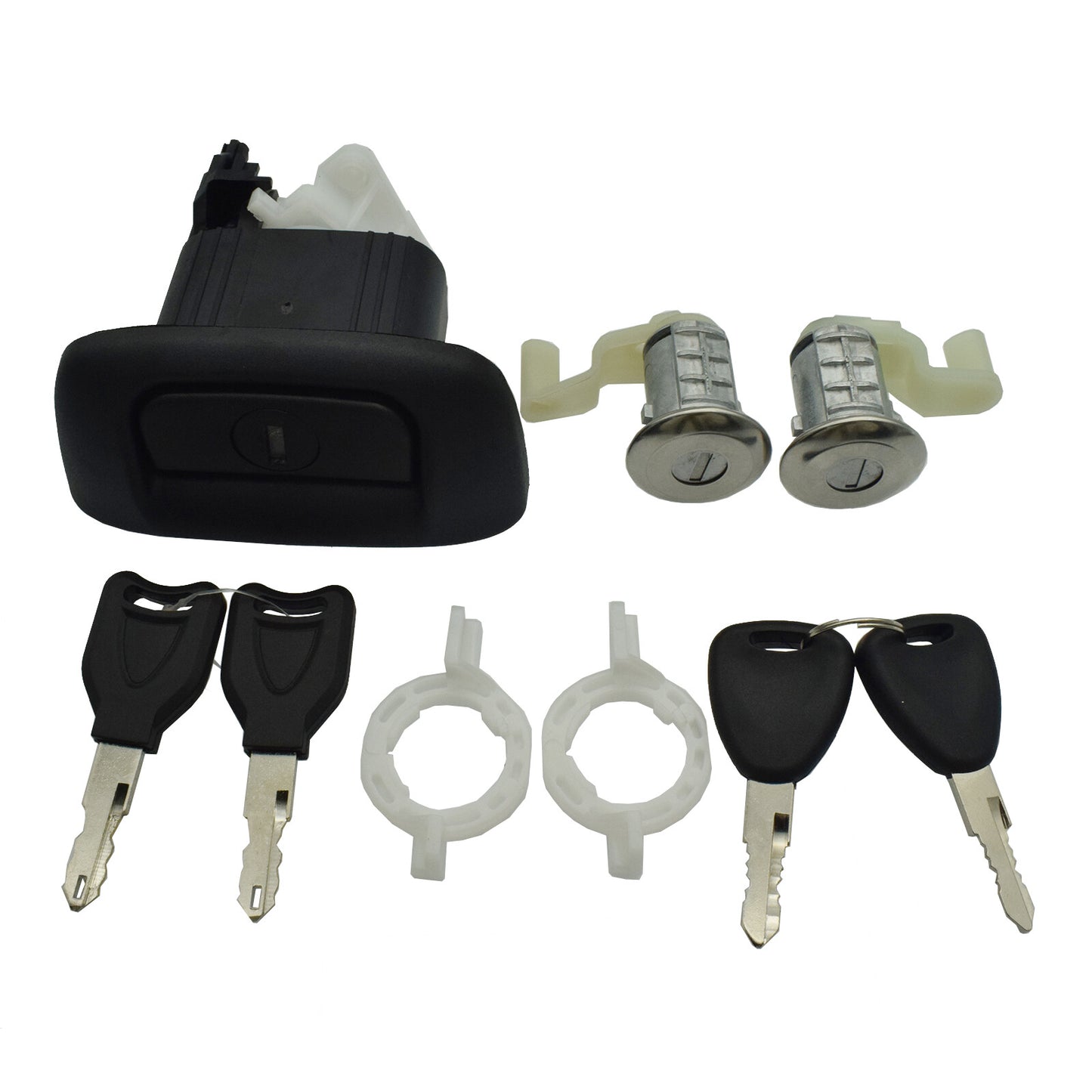 ya 6 6.12 Tailgate boot lock and lock cylinder kit for Renault Thalia I Clio 1998 - 2010
