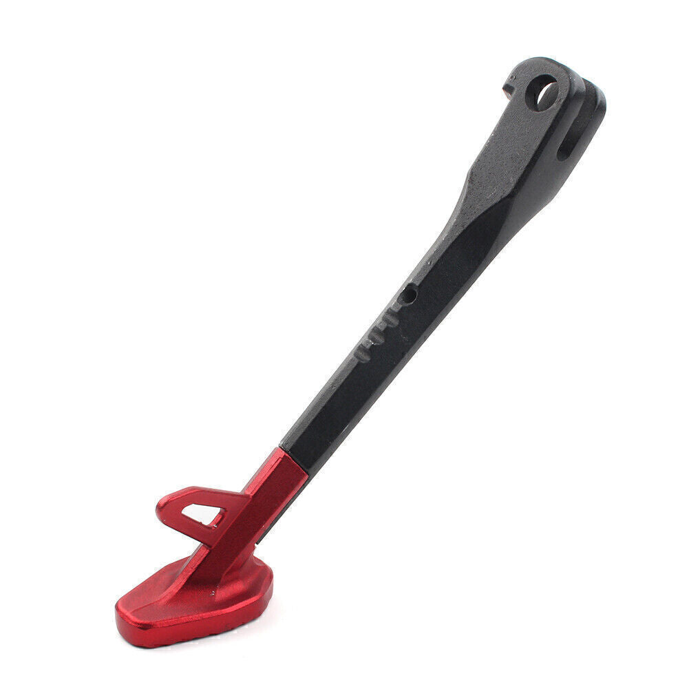 ya 4 6.17 1X 220mm Universal Motorcycle Side Stand Leg Kickstand Supporter Aluminum Alloy