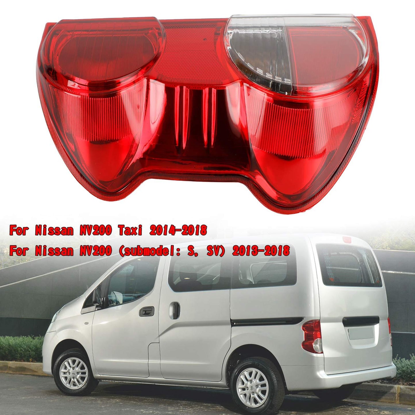 ya 1 8.5.3 Left Tail Light Rear Lamp Lens w/ Bulb(s) 12815326 For NV200 2013-18