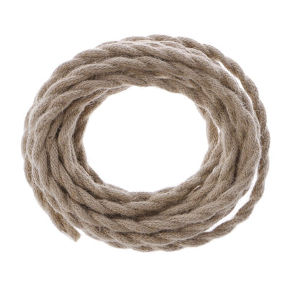 ya 14 5 Meters 2x0.75 Vintage Rope Twisted Electric Wire Retro DIY Hemp Braided Electr