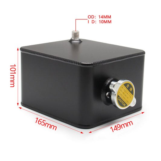 ya 9 6.5 GM 2.5L Water Coolant Radiator Overflow Recovery Tank Bottle Aluminum 
