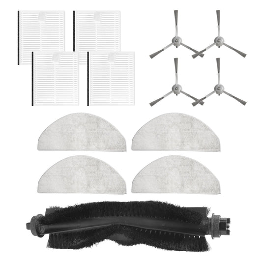 ya 25 Mop Cloths Filters Side Brushes Replacement for Hoover HG4 Vacuum Parts
