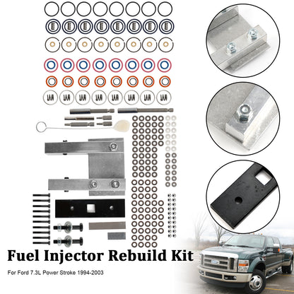 ya 1 8.12 baidi Injector Rebuild Kit for 7.3L Power Stroke 94-03 W/Vice Clamp And Tools Spring