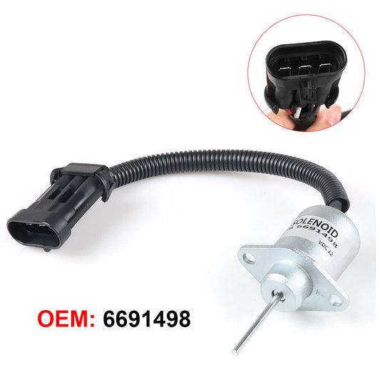 ya 27 6.21 1503ES-12A5UC4S, 3143301-406, 1G 925-60011, 6691498 Fuel Shutoff Solenoid 12V