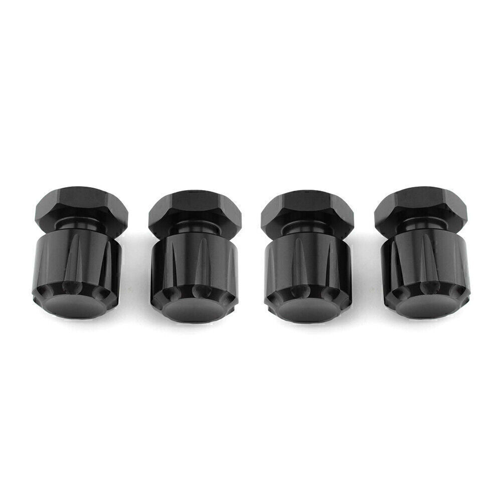 ya 5 8.7 for Harley Road King Road Glide Softai Fat Boy Black 4x Solo Mounting Nuts Bolts