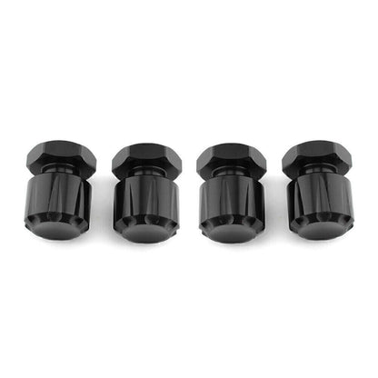 ya 5 8.7 for Harley Road King Road Glide Softai Fat Boy Black 4x Solo Mounting Nuts Bolts