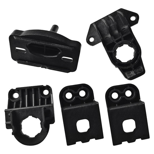ya 13 5.27 Front Headlight Bracket Repair Kit Black for X5 G05 2019-2022 X6 G06 2020-2022