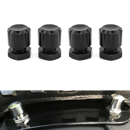 ya 5 8.7 4x Solo Mounting Nuts Bolts for Harley Road King Road Glide Softai Fat Boy Black