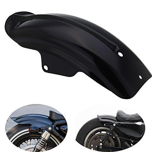 ya 5 8.7 Motorcycle Universal Black Plastic Rear Fender for Harley Bobber Chopper