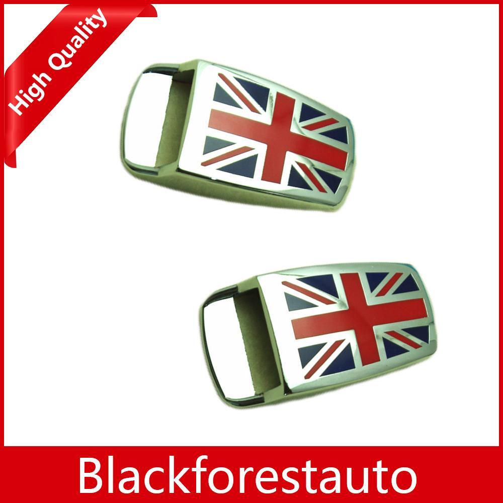 ya 13 for MINI Cooper (2Pcs) Union Jack Windshield Washer Jet Spray Nozzle Decor Cover