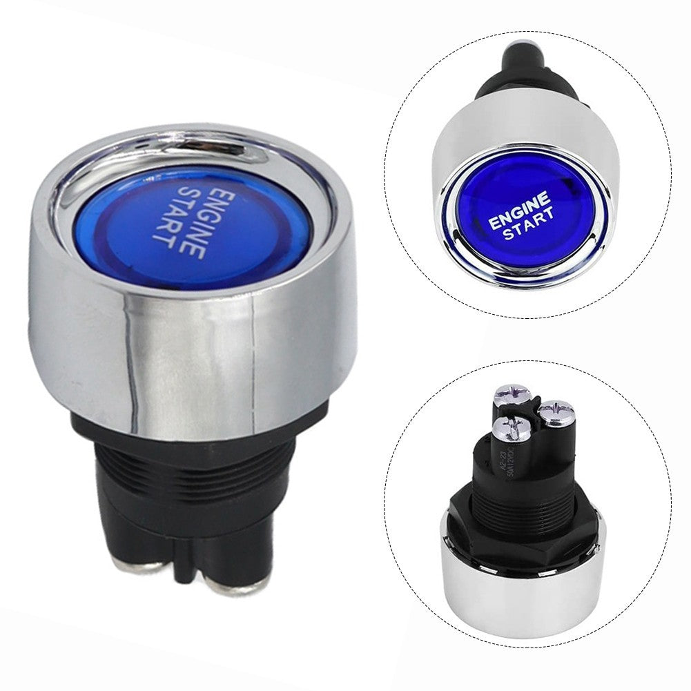 ya 15 10.20 Race Style Keyless Button 12V 24V 50A Switch for Vehicles
