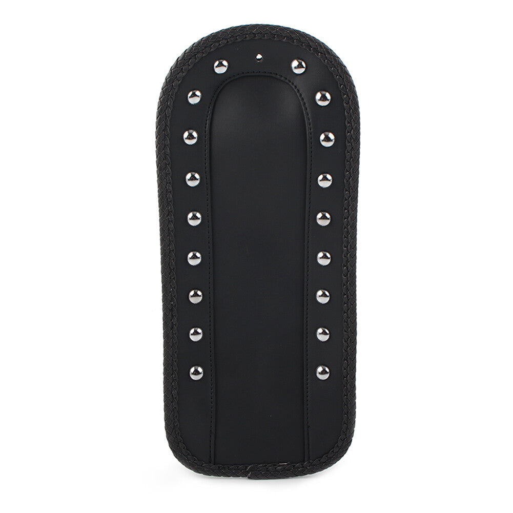 ya 5 8.7 for Harley Softail 84-06 Black PU Leather Rivet Rear Fender Bib Solo for SEAT