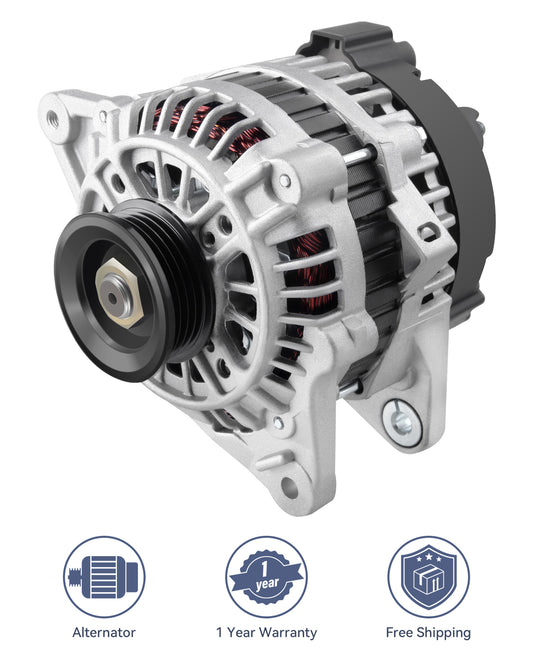 ya 27 7.2 Silver 12V Alternator for 2006-2009 for Kia Rio 1.6L 2004-2006 Spectra 2.0L AVA0048