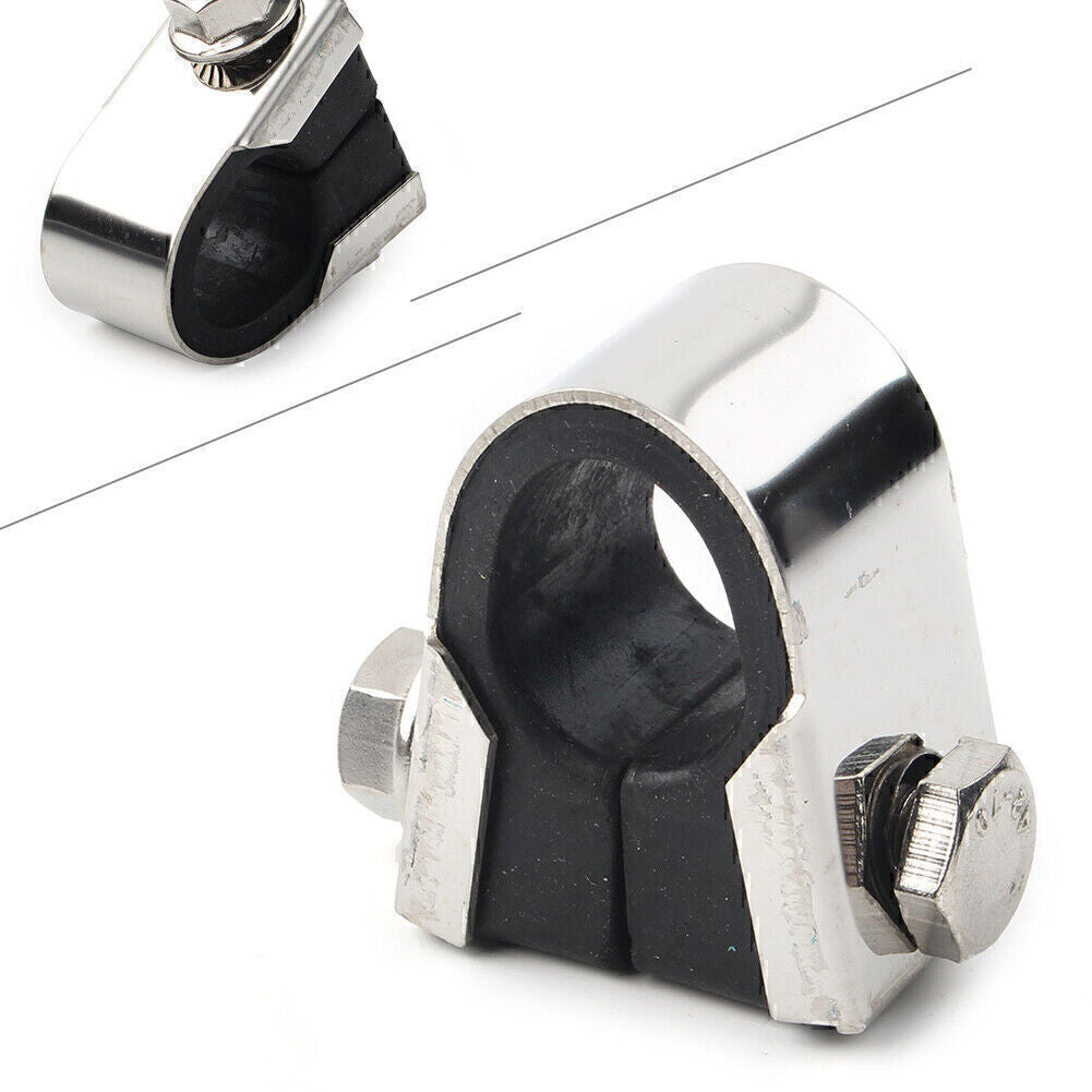 ya 2 6.29 Motorcycle Speedo Clamp Gauge Rubber For 7/8 1 Handlebar Mounting Bracket