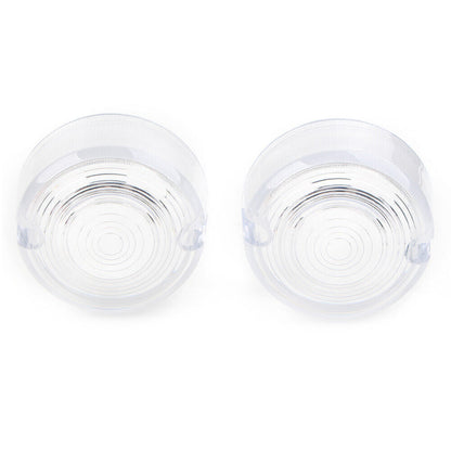 ya 5 8.7 for Harley Dyna FXD FXR Sportster XLH 883 1200 FXST 2x Turn Signal Lens Cover