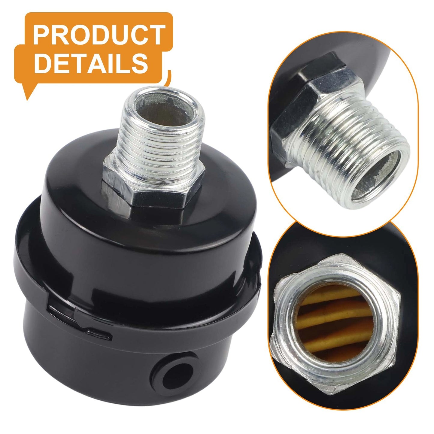 ya 26 Quiet Mode Air Intake Filter for Compressor with Dust Blocking Efficiency