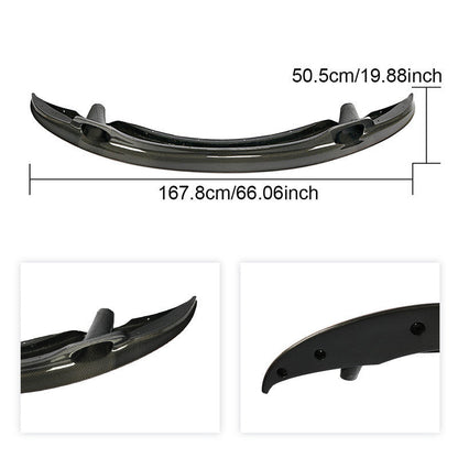 ya 11 10.28 GT4 Style Front Bumper Lip Splitter For 2008-13 E92 E93 E90 M3 Carbon Fiber