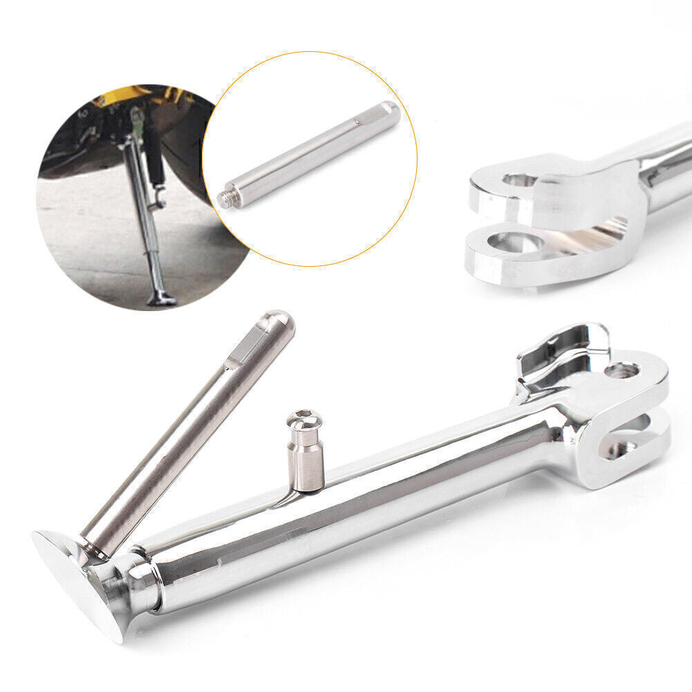 ya 4 6.17 Adjustable Kickstand Side Stand Support Fit for Yamaha MT09 FZ09 2013-2017 2014 2015