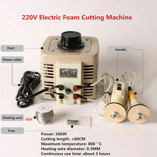 ya 26 Electric heating wire foam cutting machine Handheld sponge fabric Cutter 220V