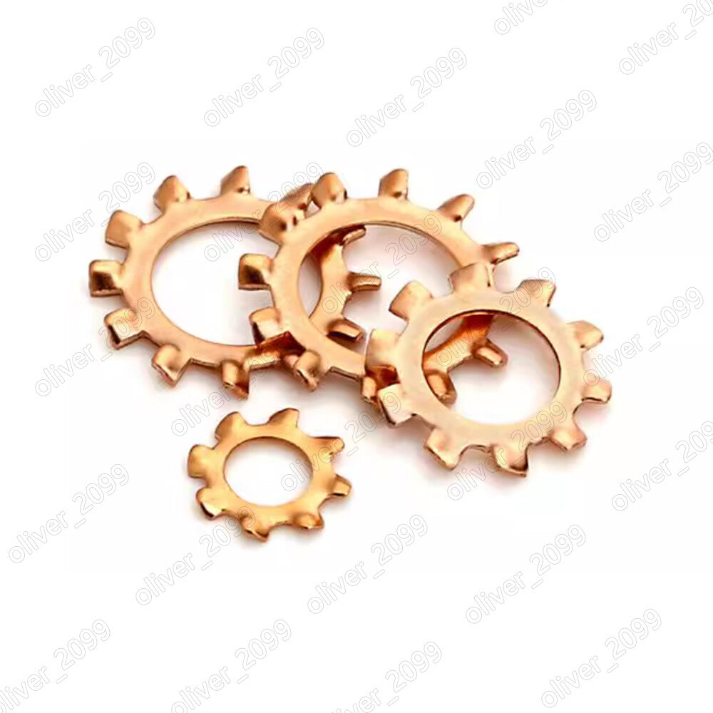 Phosphor Bronze Toothed Lock Washers M3 M4 M5 M6 M8 M10