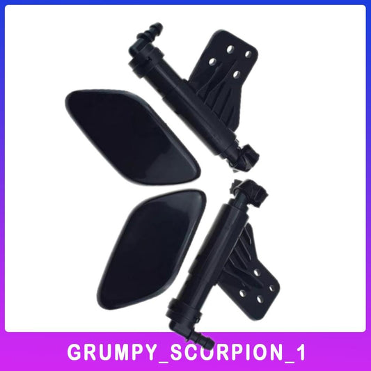 ya 13 4Pcs Left Right Headlight Washer Nozzle & Cover for 2016-2019 Sportage KX5