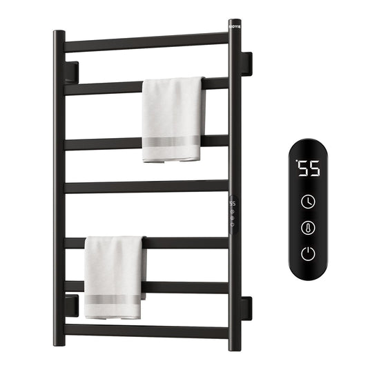 ya 28 Smart Electric Towel Warmer 7 Bars150W w/ Touch Screen Timer Temperature Control