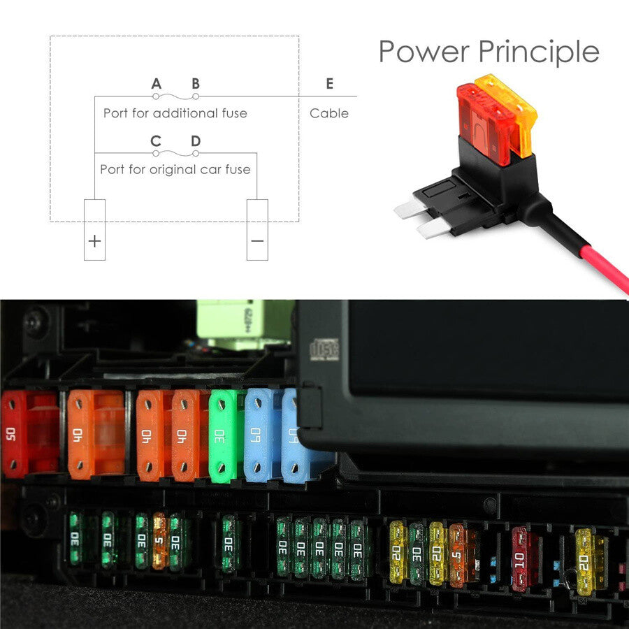 ya 5 8.7 8Kinds Upgraded Car Fuse Assorted Car Truck Fuse Automotive Fuse Puller Included