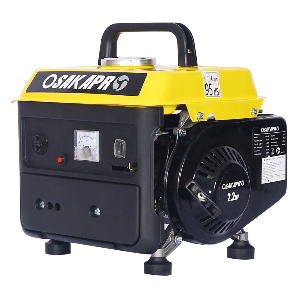 ya 28 Low Noise Gas Powered Yellow Portable Generator for Home & Outdoor