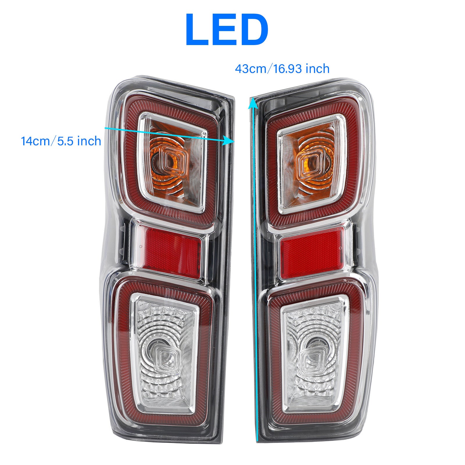 ya 1 8.5.2 L+R Led Tail Light Lamp for Isuzu D-max Pickup 2020-22 P1