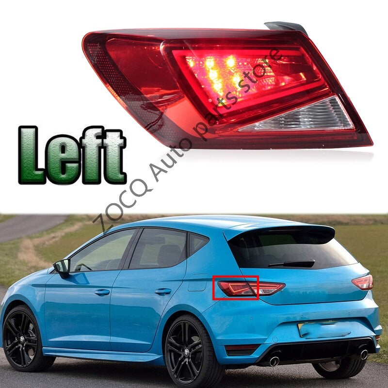 ya 2 6.26 Left Rear Tail Light Brake Lamp Assembly for SEAT Leon 2013 2014 2015-2020