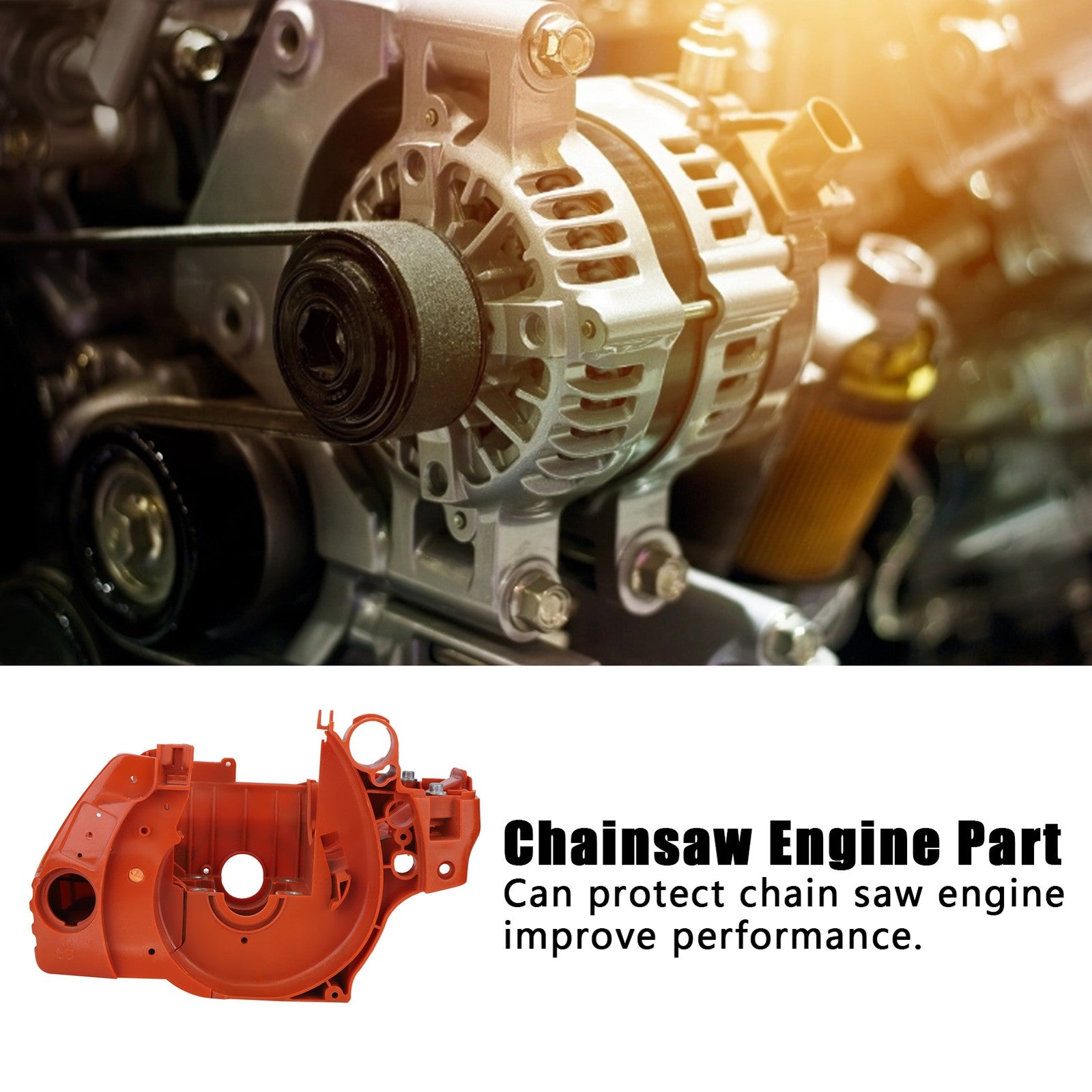 ya 17  Crankcase Engine Housing Assembly For 450 445 450E 445E 537438201