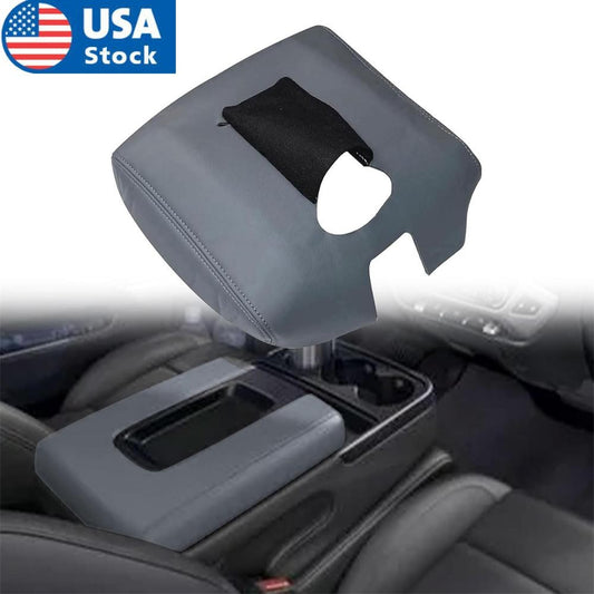 ya 8 5.26 Console Lid Armrest Cover Ash Gray for Chevy Silverado 1500 2014-2016 2017 2018