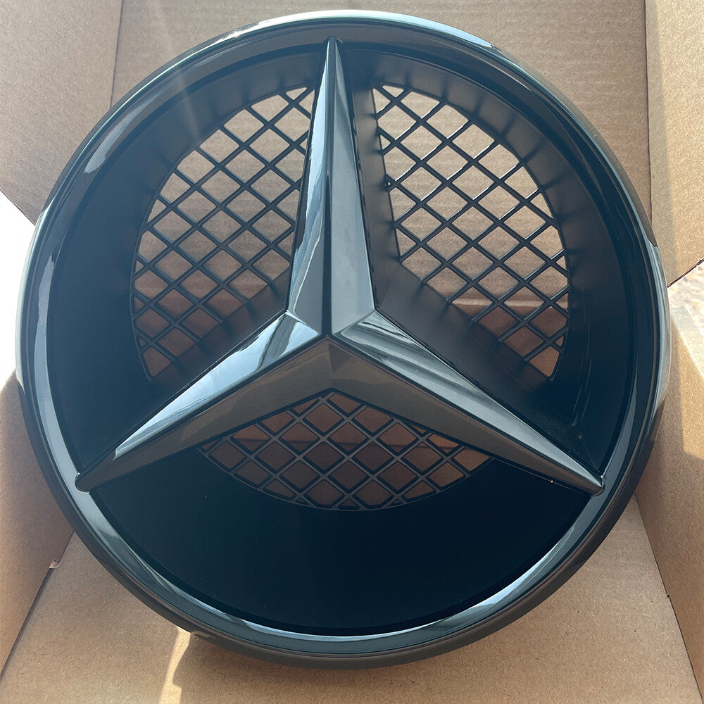 ya 1 7.13 for Mercedes-benz Front Grille BLACK GLOSS Star Emblem W204 W245 PN/A2078880260#