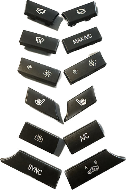 ya 1 8.12 baidi Suitable for 5 6 7 F10 F01 F12 button cover air conditioning climate control panel kit 2008-16
